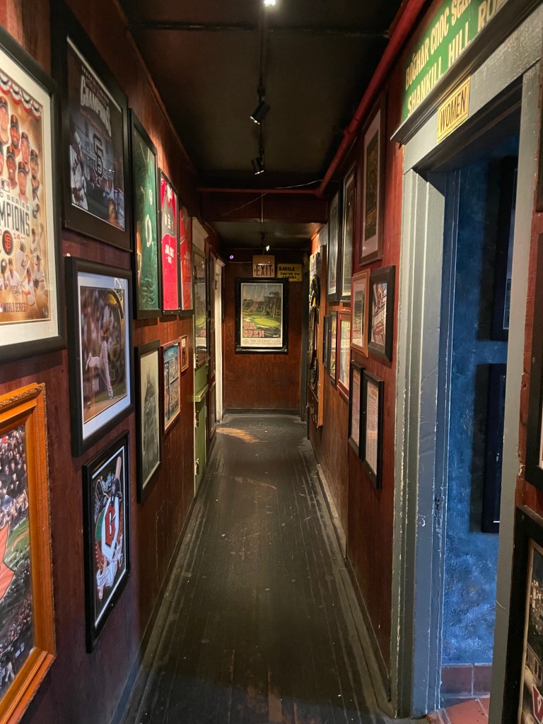 photo of hallway of Ireland's 32, San Francisco