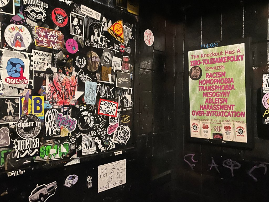 photo of interior detail of the The Knockout, San Francisco