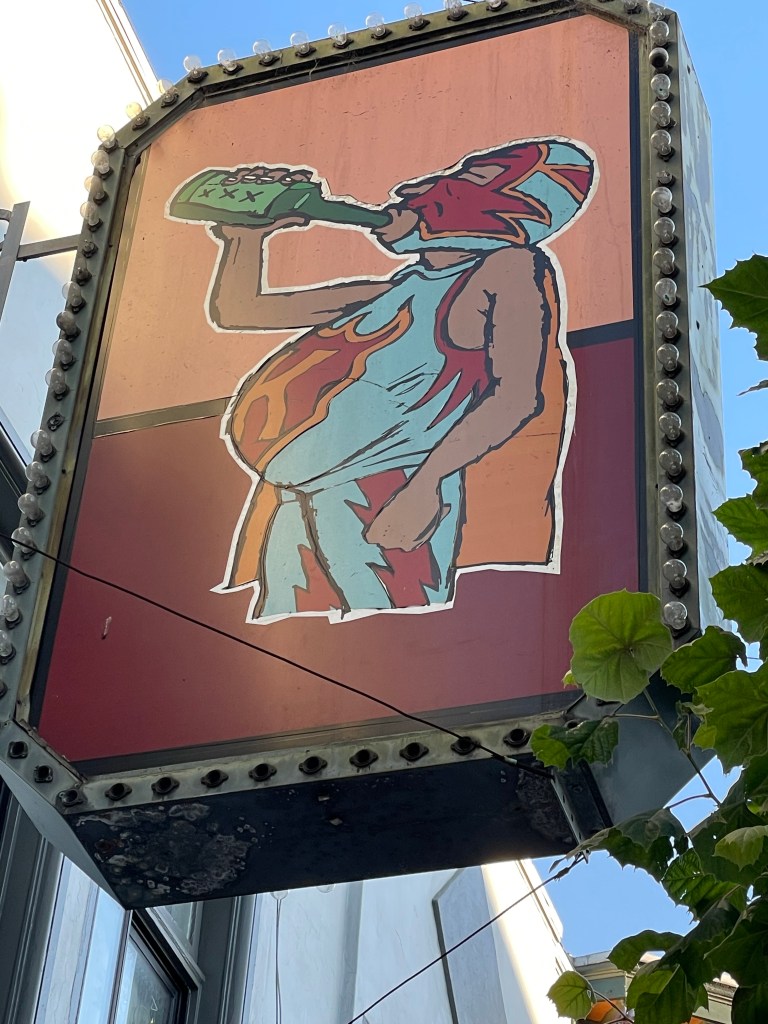 photo of sign of the The Knockout, San Francisco