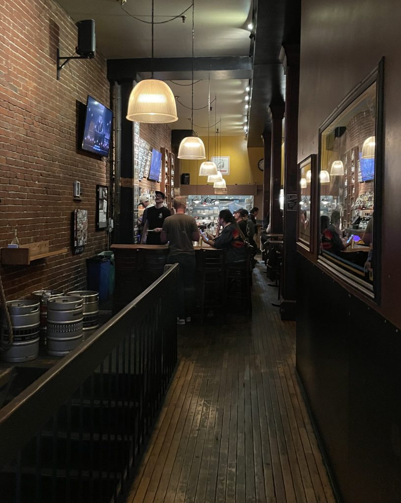 photo of interior of Louie's Bar, San Francisco