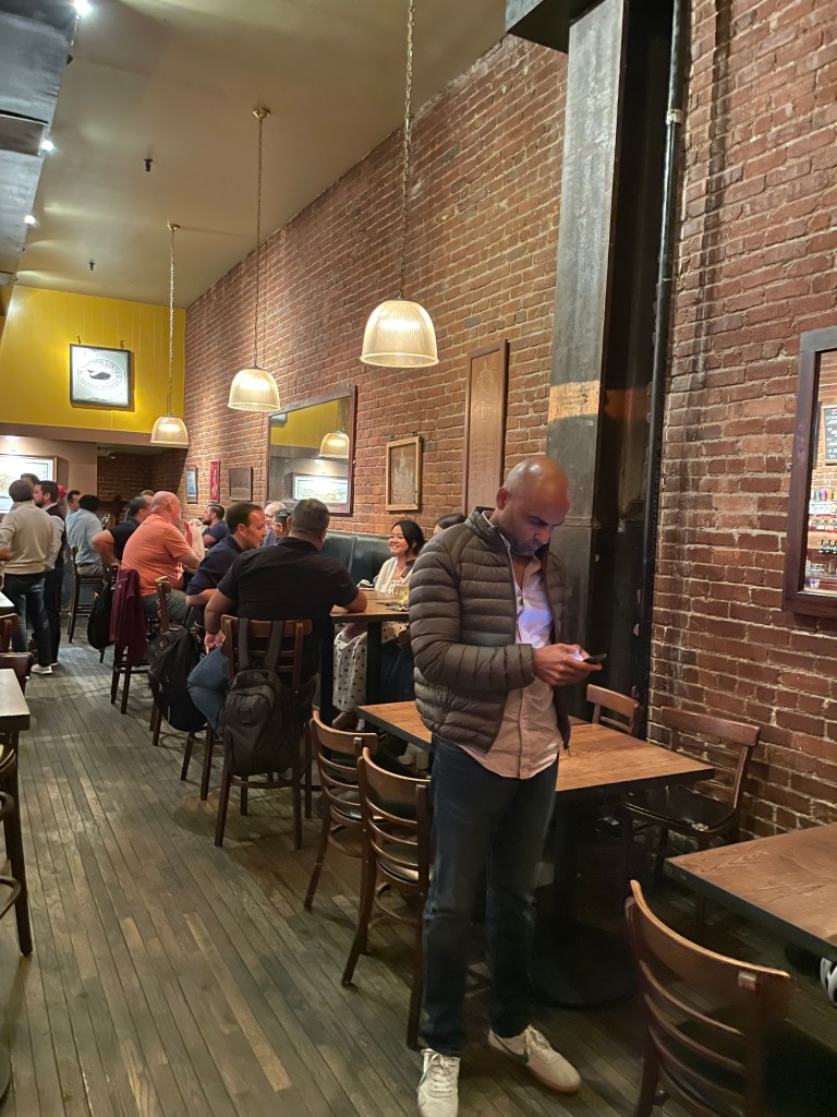 photo of interior of Louie's Bar, San Francisco