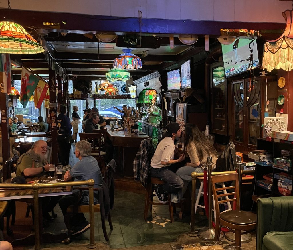 photo of interior of The Little Shamrock, San Francisco