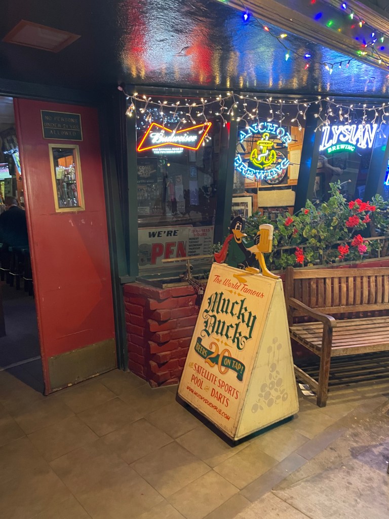 photo of the exterior of The Mucky Duck, San Francisco