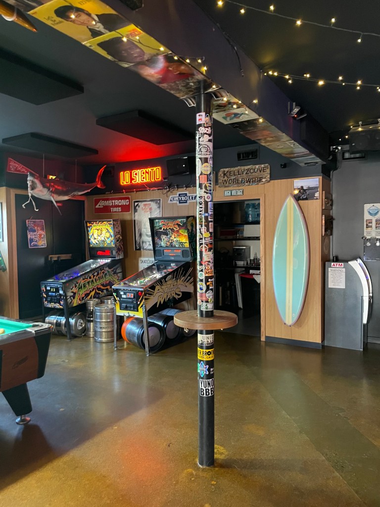 photo of interior of Pitt's Pub, San Francisco