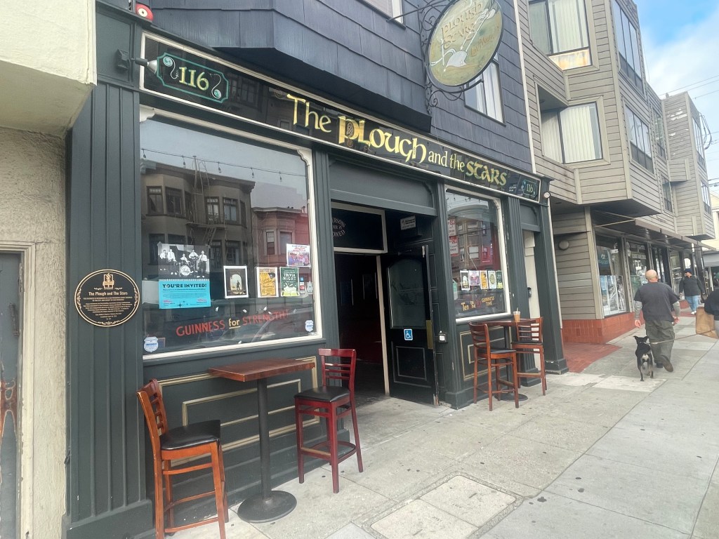 photo of exterior of The Plough and the Stars, San Francisco