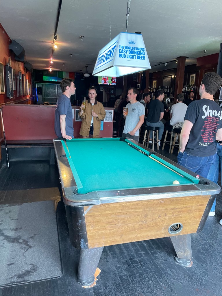 photo of pool table of The Plough and the Stars, San Francisco