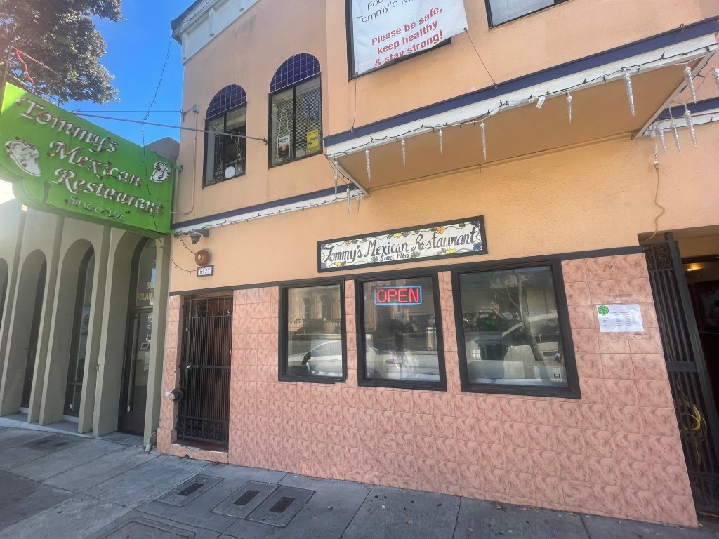 photo of exterior of Tommy's Mexican Restaurant, San Francisco
