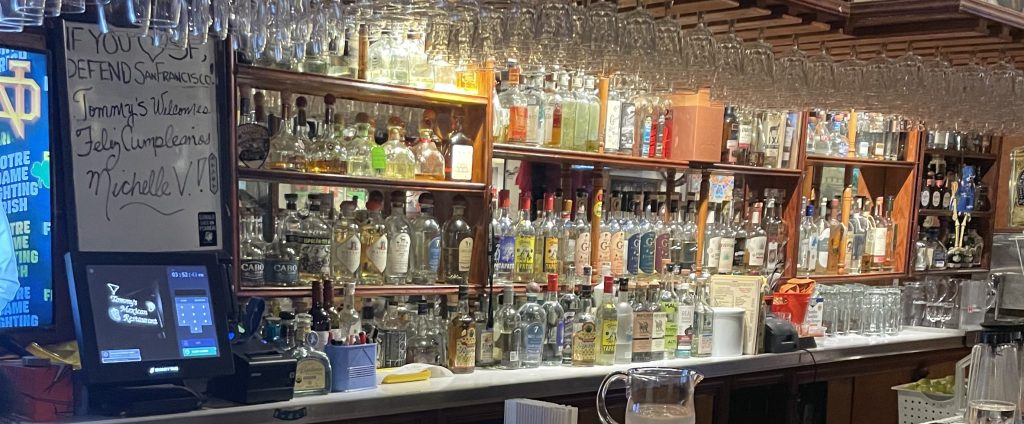 photo of interior of Tommy's Mexican Restaurant, San Francisco