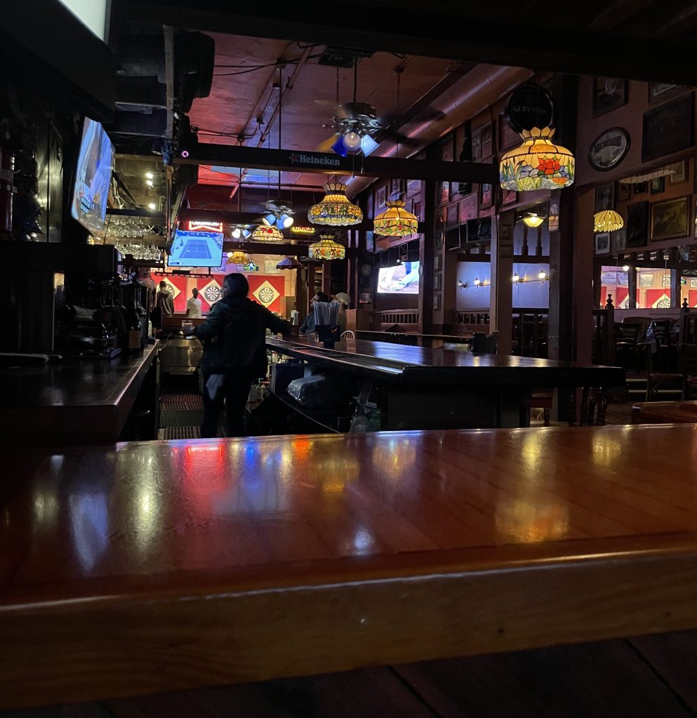 photo of interior of Yancy's Saloon, San Francisco