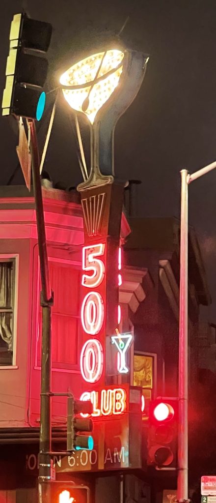 photo of exterior of 500 Club, San Francisco