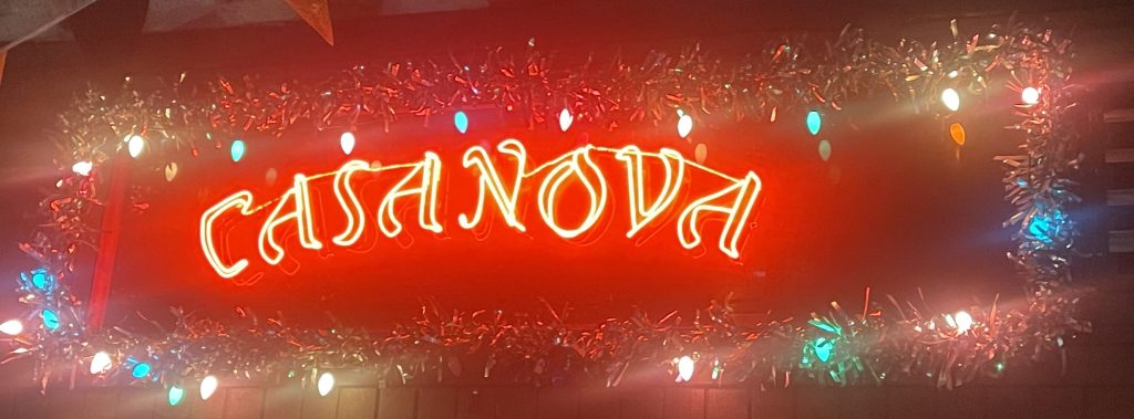 photo of sign of Casanova Lounge, San Francisco