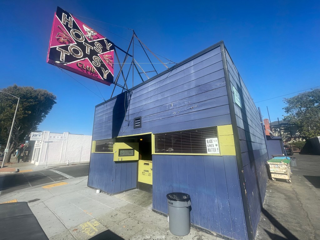 photo of exterior of Hotsy Totsy Club, Albany, CA