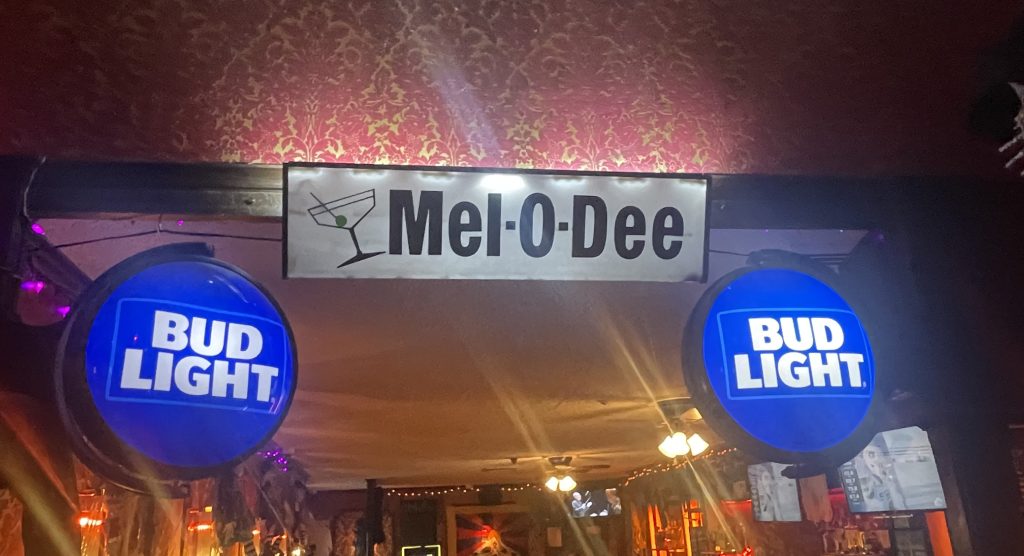 photo of interior detail of Mel-O-Dee Cocktails, El Cerrito, CA