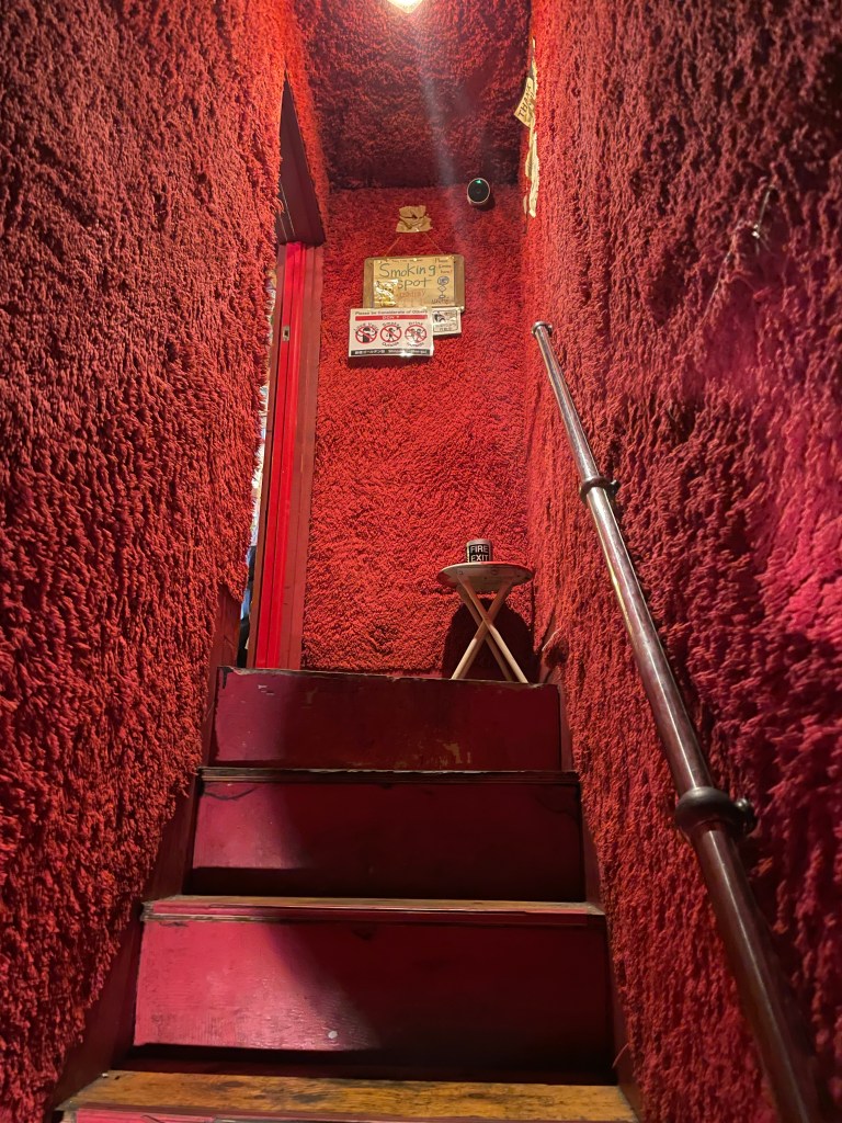 photo of stairs of BAR ARAKU, Tokyo, Japan