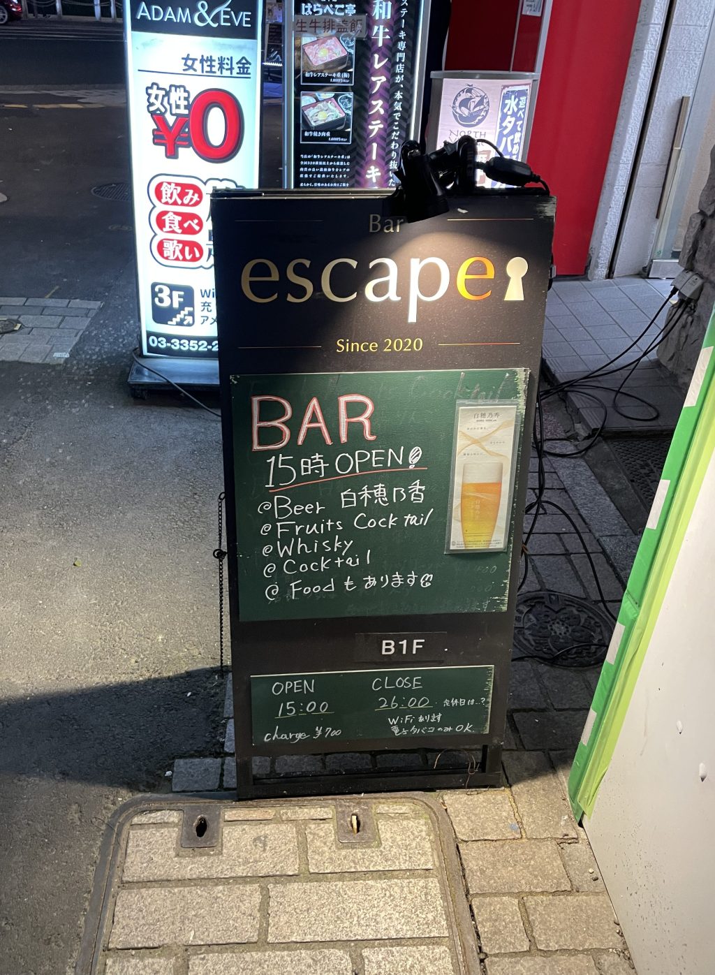 Bar Escape, Tokyo,&nbsp;Japan
