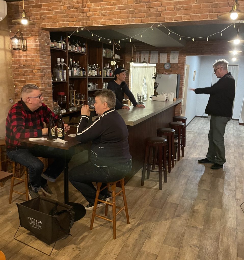 photo of interior of Bar Thumbs Up!, Takayama, Japan