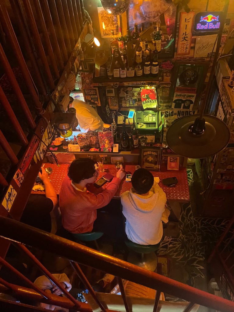 photo of interior of Concrete Bar, Kyoto, Japan