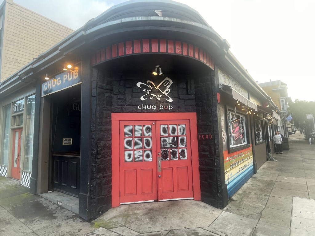 photo of exterior of Chug Pub, San Francisco