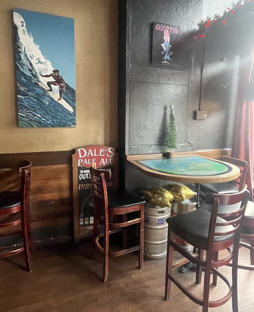 photo of the interior of The Fishbowl Bar & Grill, San Francisco