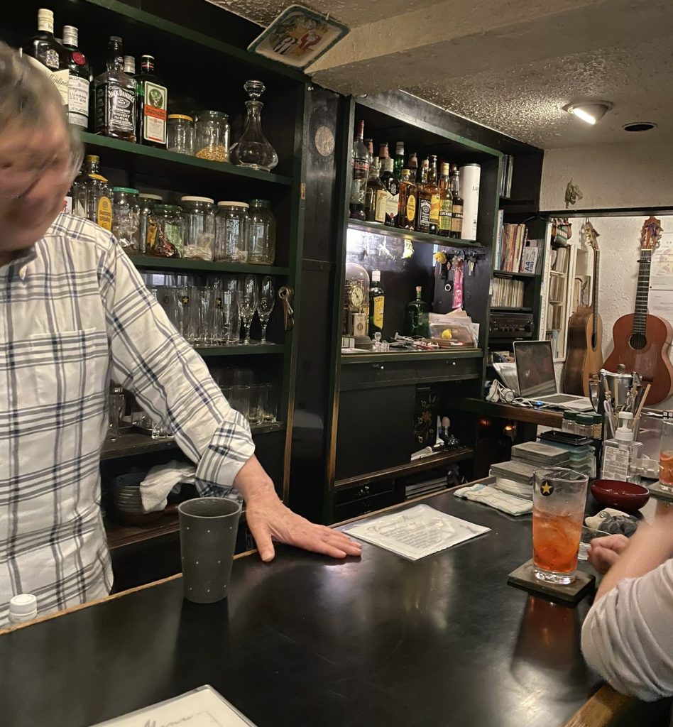 photo of interior of Farruca bar, Kyoto, Japan