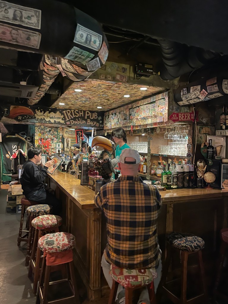 photo of bar of Irish Pub Dublin Bay, Osaka, Japan