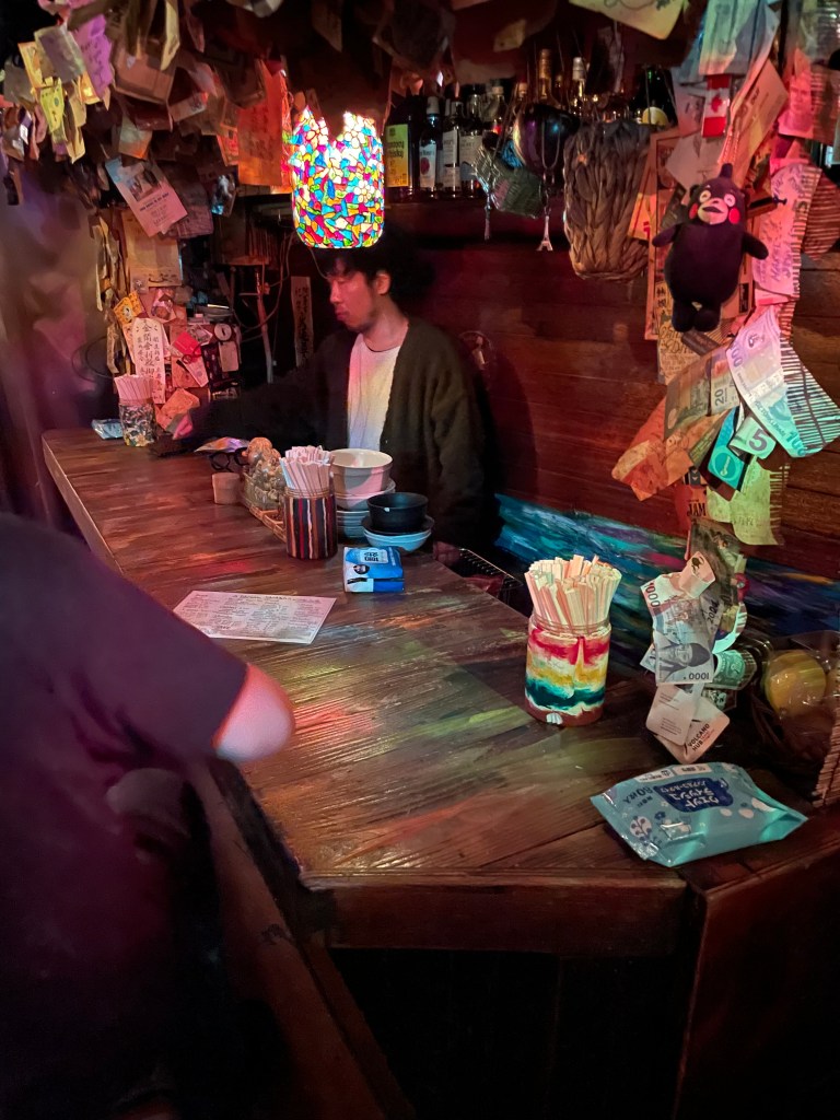 photo of interior of Ishimaru Shoten, Kyoto, Japan