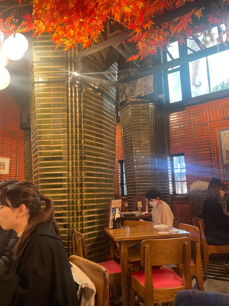 photo of interior of Ginza Lion Beer Hall, Tokyo, Japan