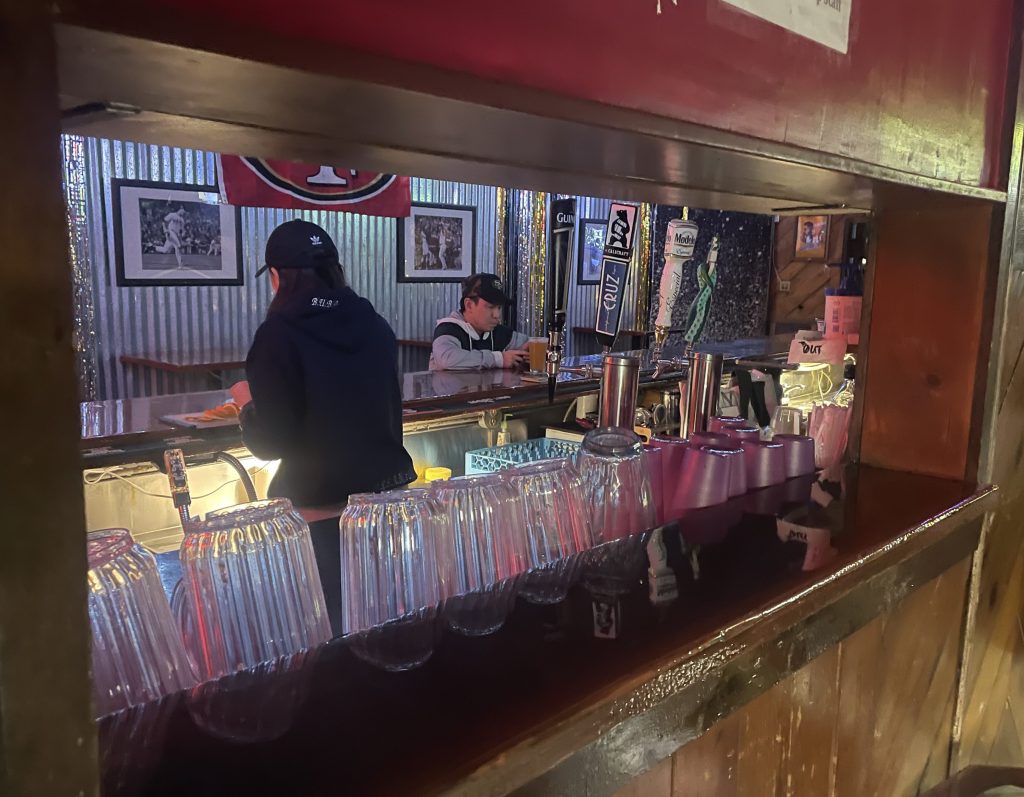photo of the interior detail of OneUp Bar, San Francisco