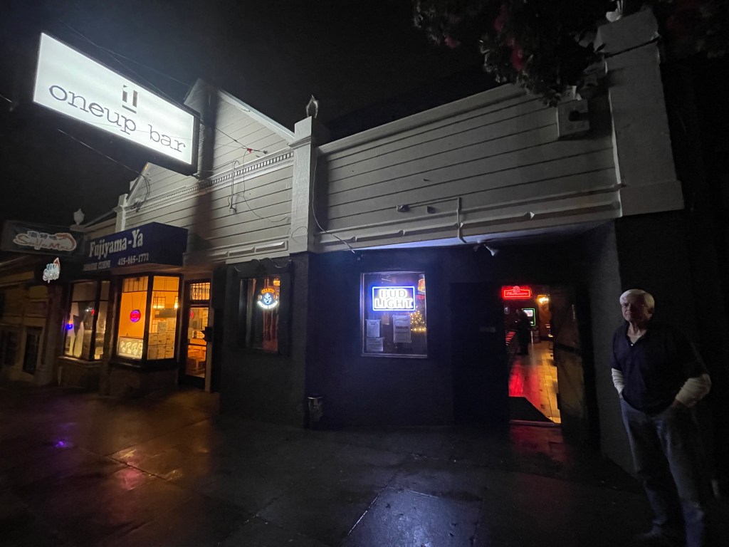 photo of the exterior of OneUp Bar, San Francisco