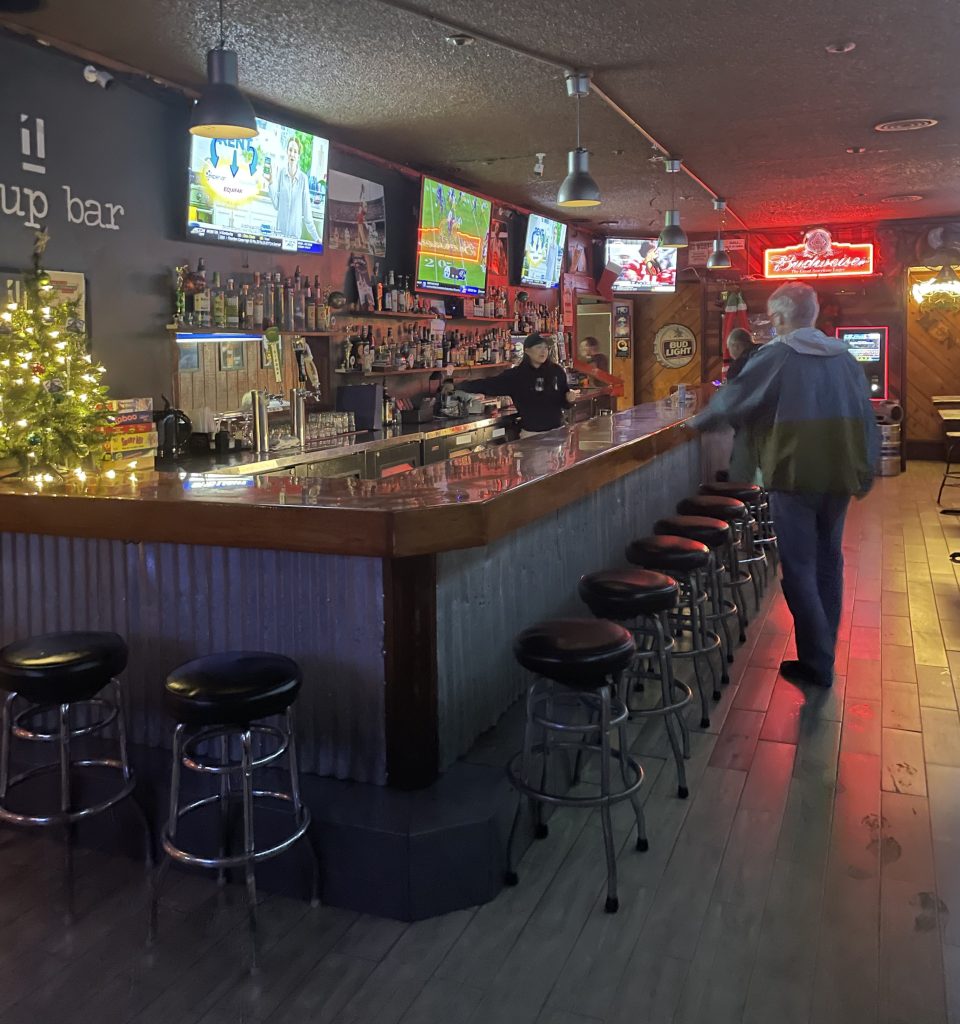 photo of the interior of OneUp Bar, San Francisco