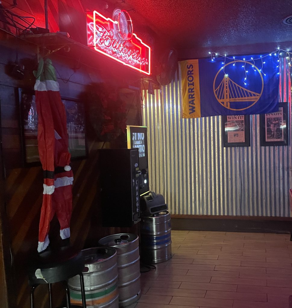 photo of the interior detail of OneUp Bar, San Francisco