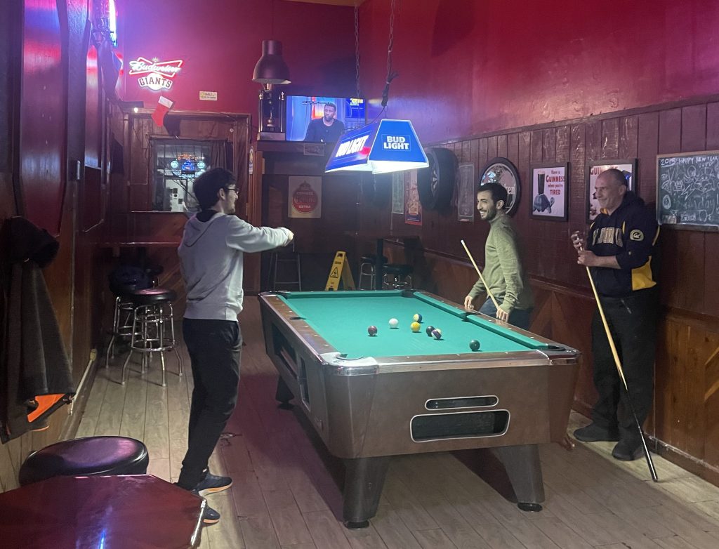 photo of the interior of OneUp Bar, San Francisco