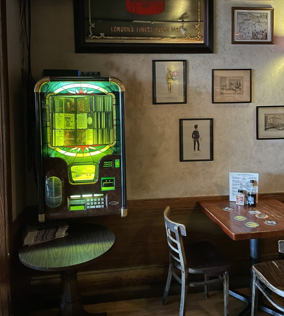 photo of the interior detail of The Pig and Whistle, San Francisco