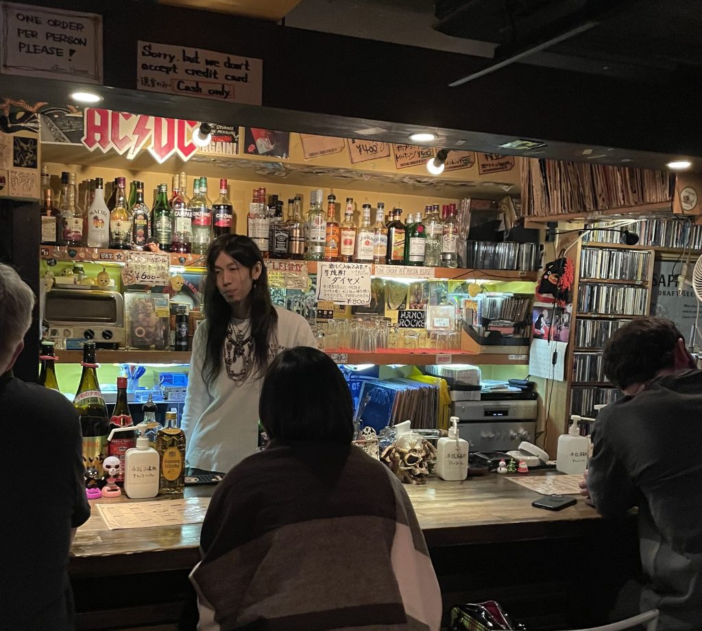 photo of interior of Jam House Rock Bar, Kyoto, Japan