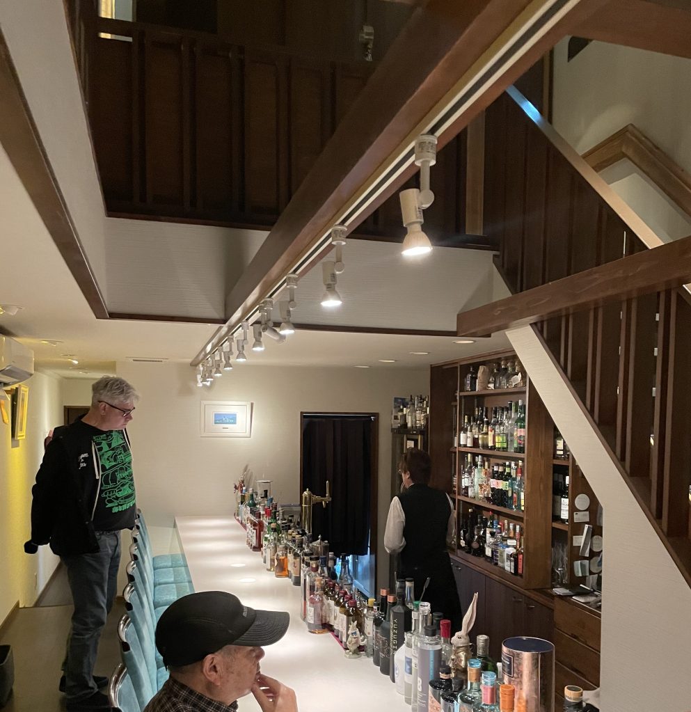 photo of interior of Bar Rabbit Hole, Takayama, Japan