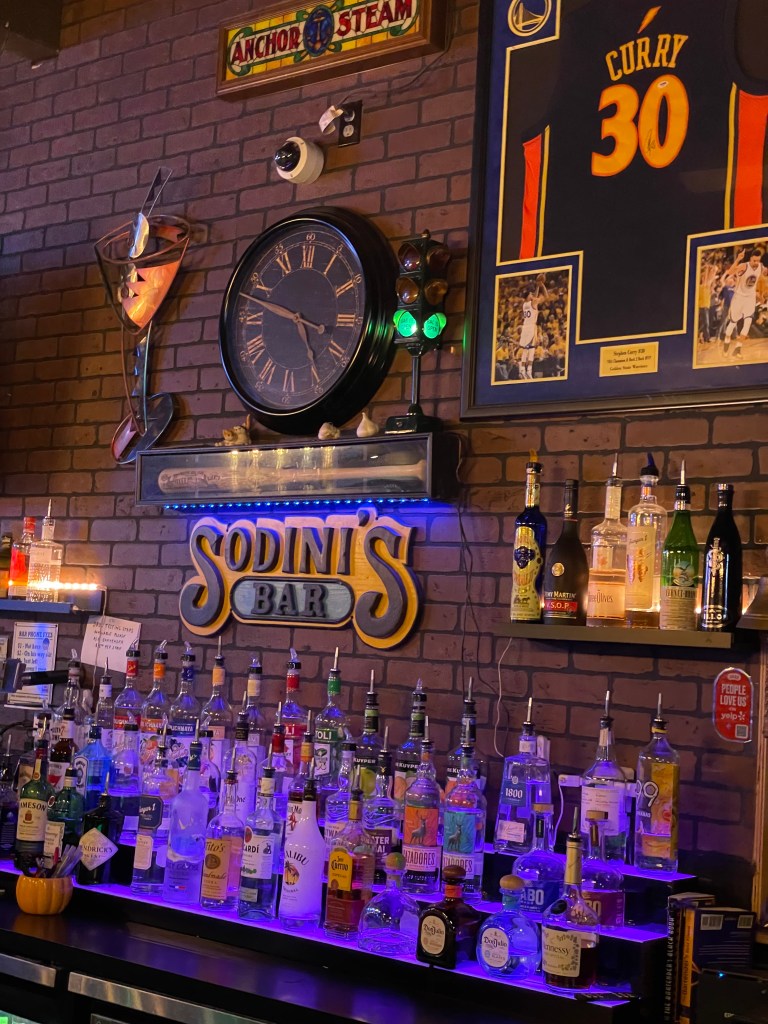 photo of the interior detail of Sodini's. Redwood City, CA