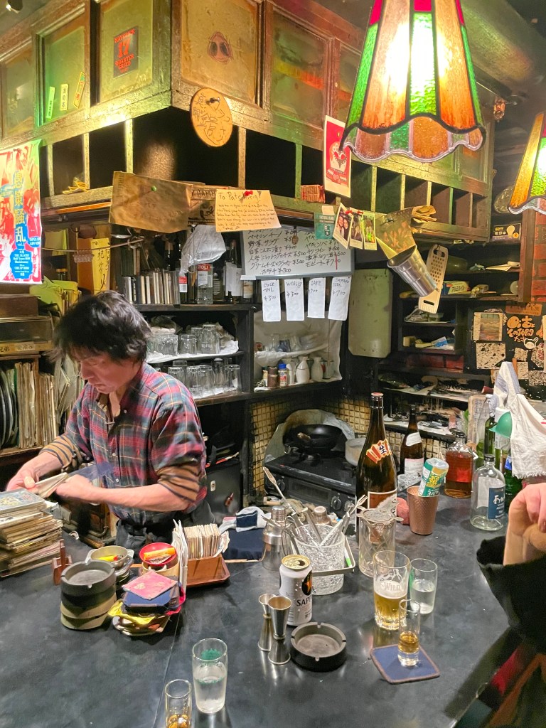 photo of the interior of White door speakeasy, Kyoto, Japan