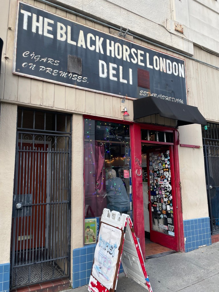 photo of exterior of Black Horse London Pub, San Francisco