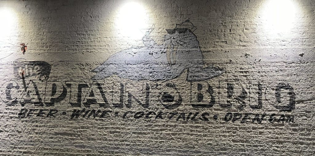 photo of sign for The Captains Brig, Fresno, CA