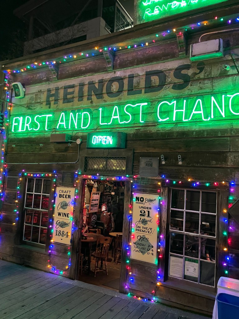 photo of exterior of Heinold's First and Last Chance Saloon, Oakland, CA
