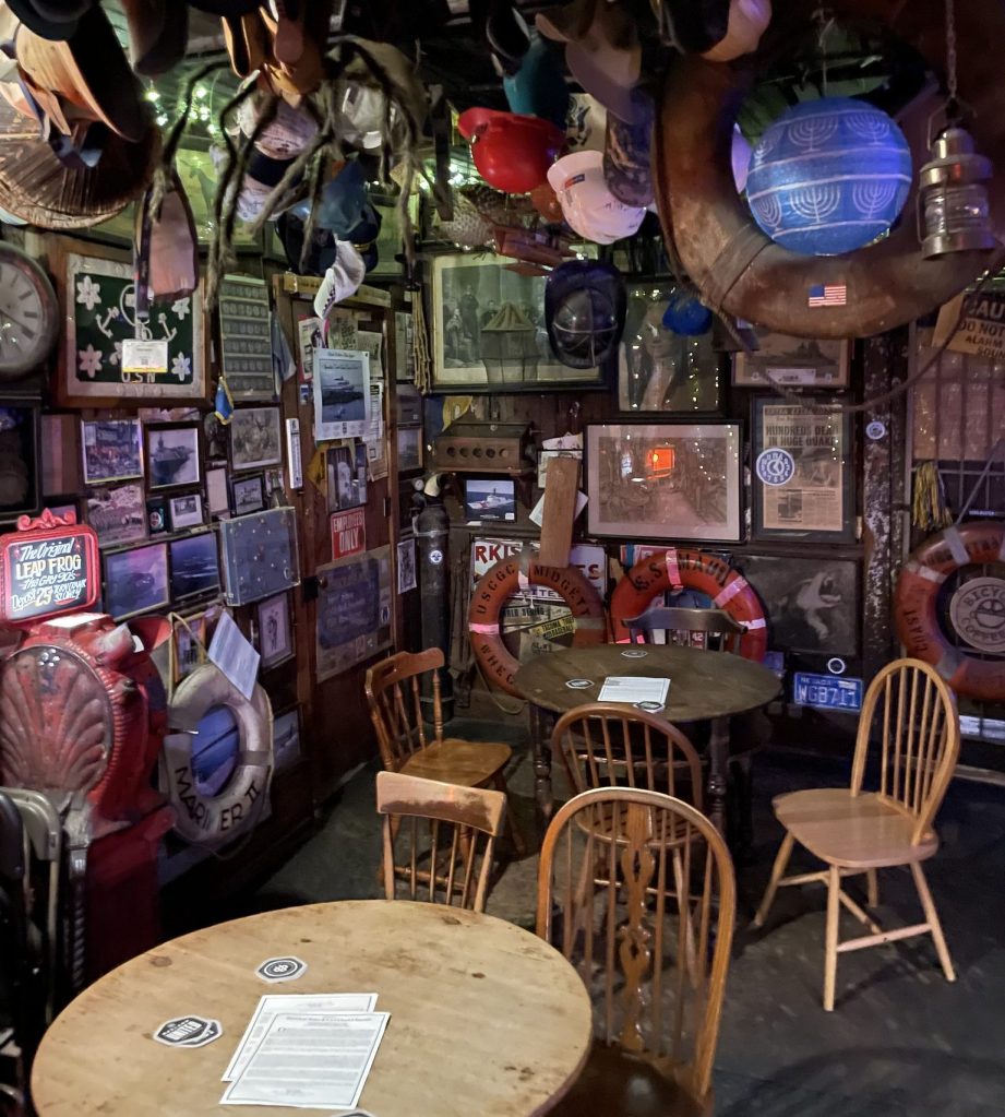 photo of interior of Heinold's First and Last Chance Saloon, Oakland, CA