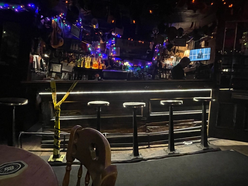 photo of interior of Heinold's First and Last Chance Saloon, Oakland, CA