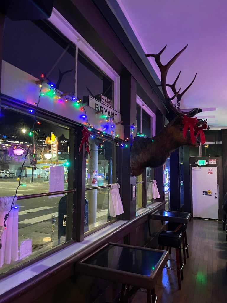 photo of interior detail of The Hotel Utah Saloon, San Francisco