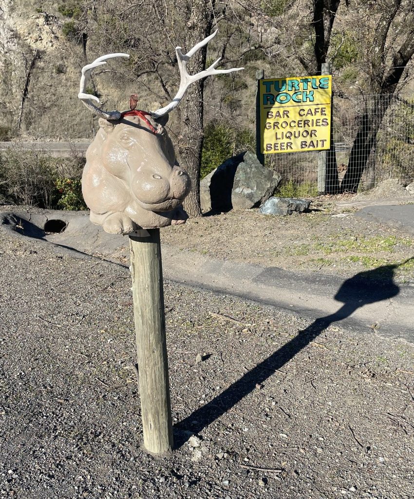 photo of exterior detail of Turtle Rock Bar & Café, Napa, California