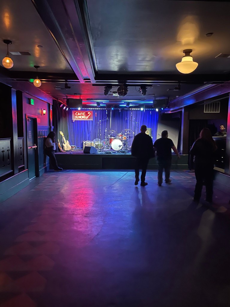 photo of interior of Cafe Du Nord, San Francisco