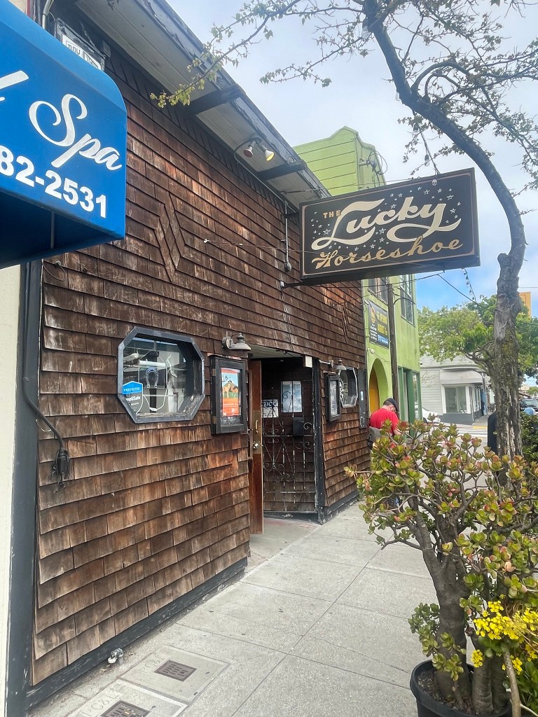 photo of exterior of The Lucky Horseshoe, San Francisco