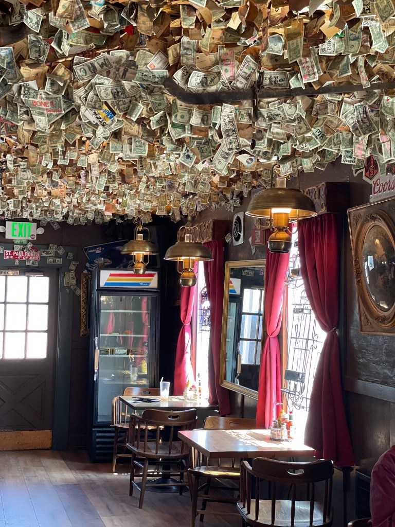 photo of the interior of Washoe House, Petaluma, CA