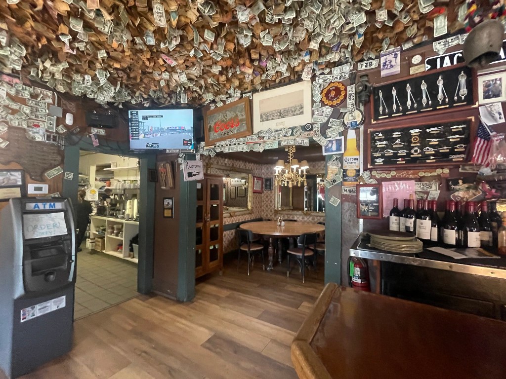 photo of interior of Washoe House, Petaluma, CA
