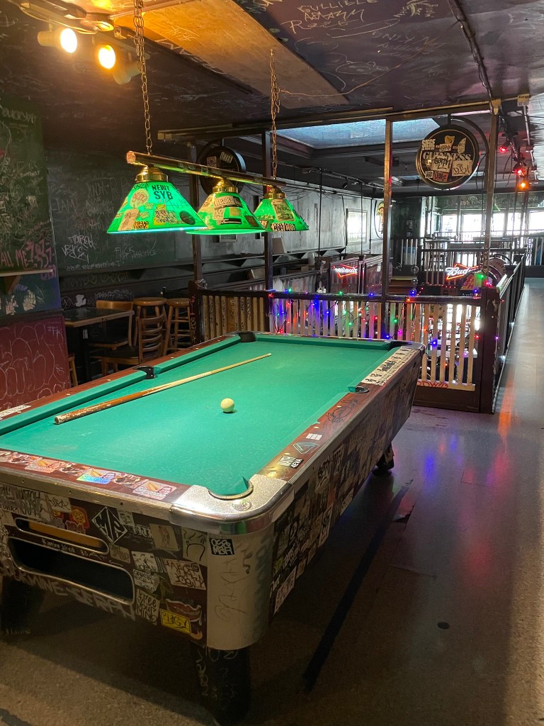 photo of a pool table of The Bitter End, San Francisco
