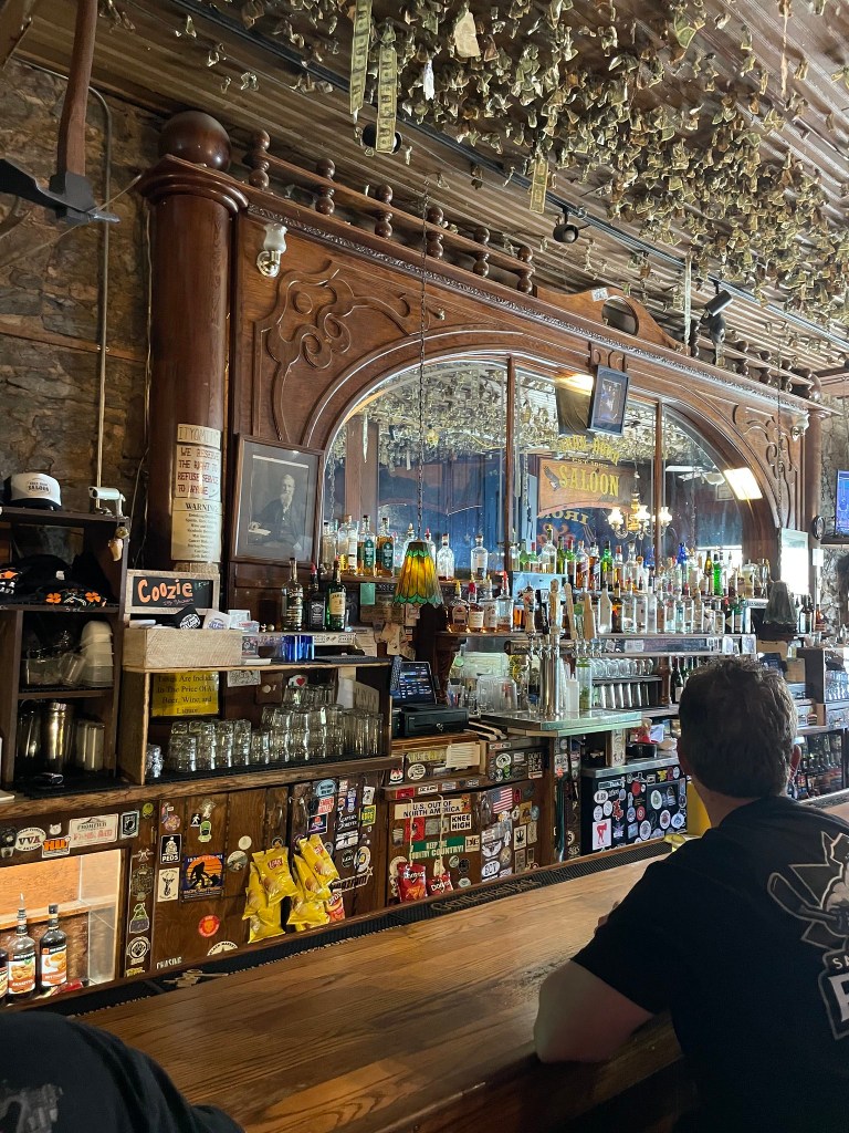 photo of bar of The Iron Door Saloon, Groveland, CA